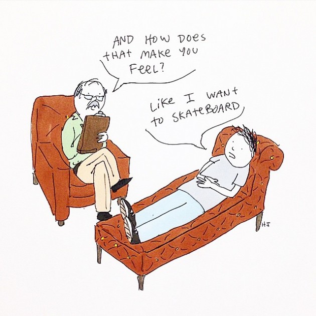 630x630 Interview Sketching The Irony With Henry Jones Features - Penny Board Sketch