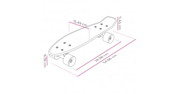 600x315 Penny Board Street Surfing Skelectron - Penny Board Sketch