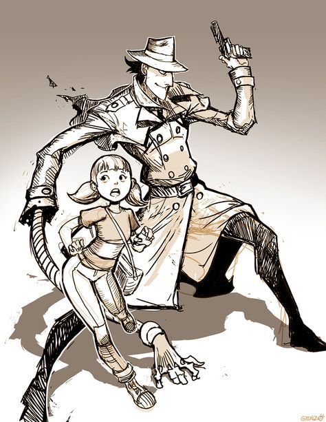 474x613 Inspector Gadget And Penny - Penny Sketch