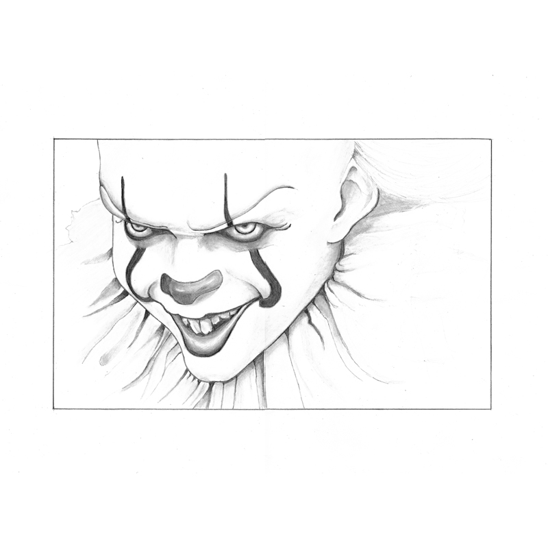 800x800 Pennywise 2017 (Stephen King It) Art Sketches - Pennywise Sketch