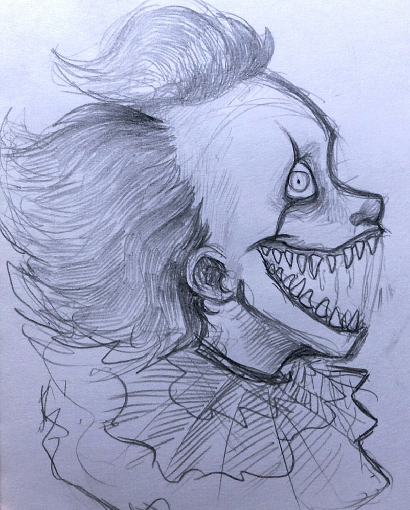 802x997 Pennywise By Marrykitts - Pennywise Sketch