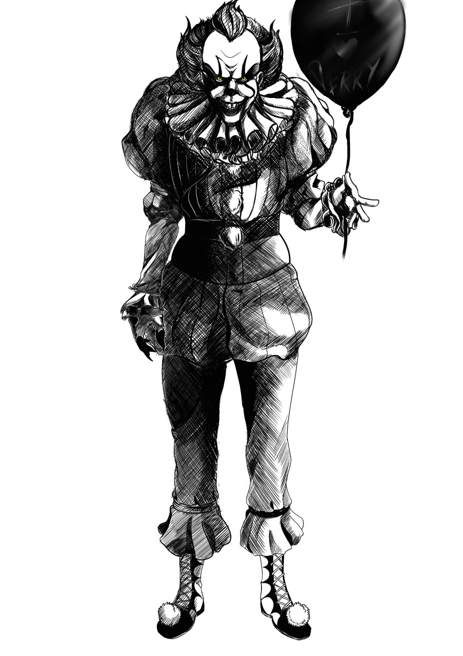 903x1280 Pennywise The Dancing Clown By Dr Deadman - Pennywise The Clown Sketch