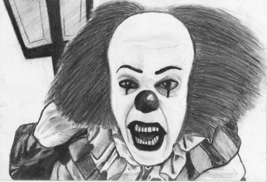 900x612 Shiva Pennywise Dark Half Dune - Pennywise The Clown Sketch