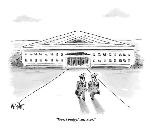 600x506 Two Generals Walking Away From The Pentagon Art Print By - Pentagon Sketch