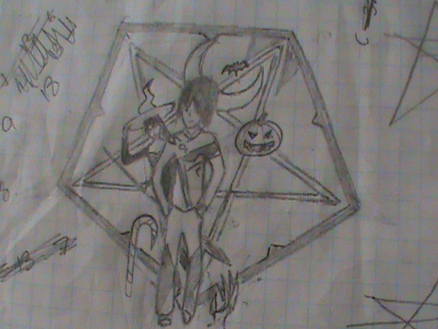 640x480 Pentagram Sketch By Xmrxfox - Pentagram Sketch