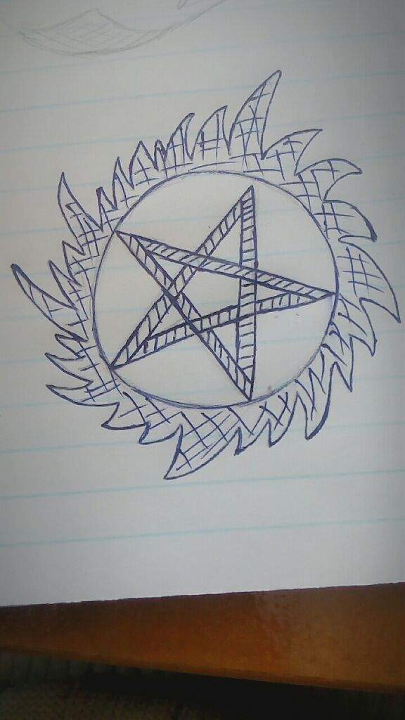 576x1024 Pentagram Supernatural Amino - Pentagram Sketch