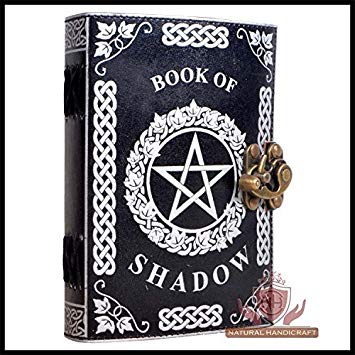 355x355 Witchcraft Silver Pentagram Embossed Leather Journal Handmade Book - Pentagram Sketch