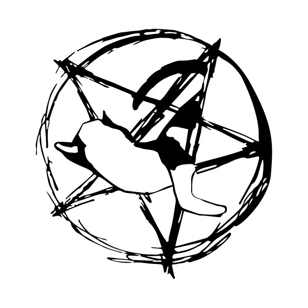 630x630 Cat In A Pentagram 1 - Pentagram Sketch