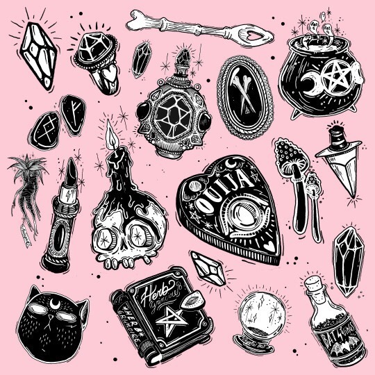 540x540 Pink Pentagram Tumblr - Pentagram Sketch