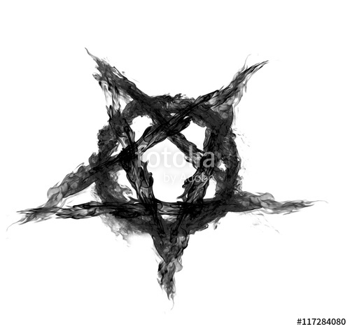 500x470 Fire Pentagram Stock Photo And Royalty Free Images On - Pentagram Sketch