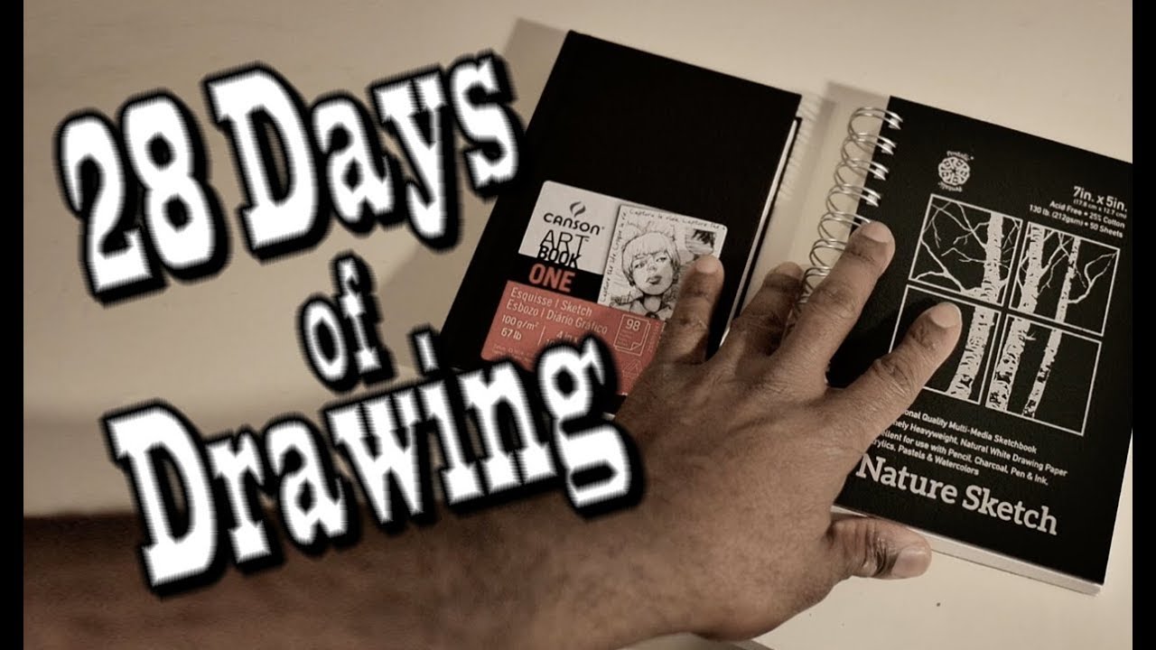 1280x720 Pentalic Sketchbook And Canson Pocket Sketchbook - Pentalic Nature Sketch