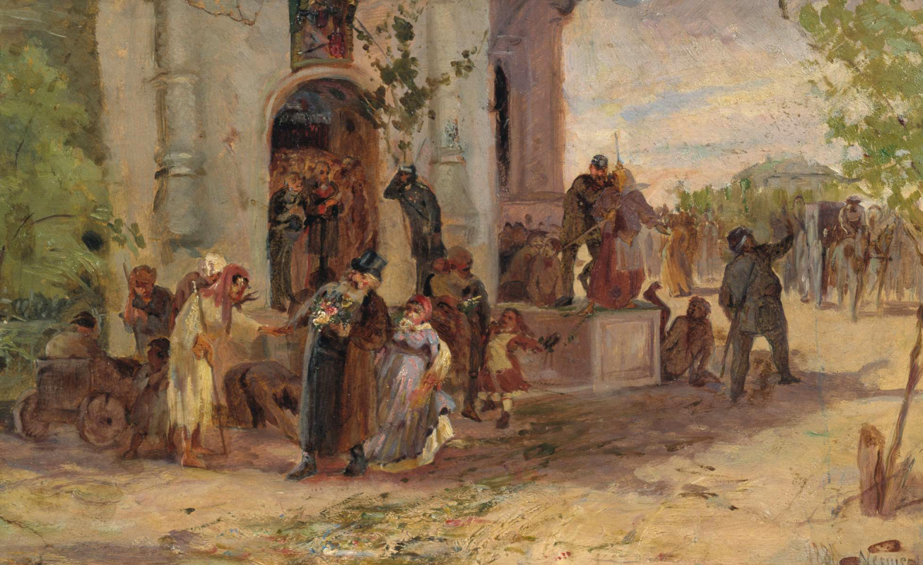 1306x800 The Day Of Pentecost. The Sketch Of The Unfinished Painting By - Pentecost Sketch