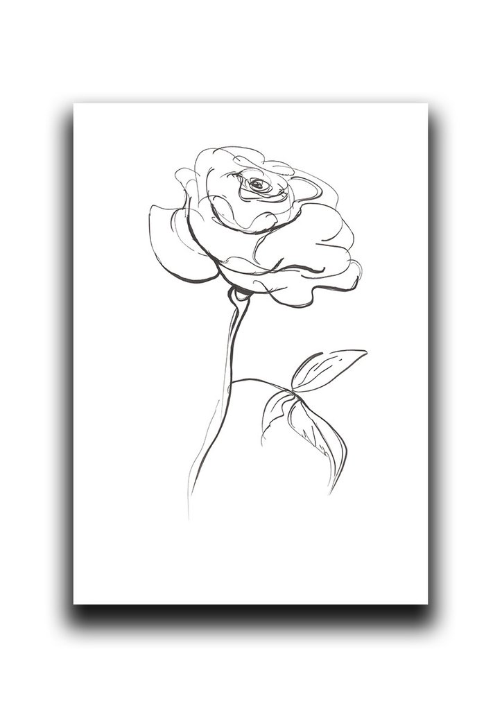 724x1024 Peony Sketch Print Paper And Style Co. - Peony Sketch