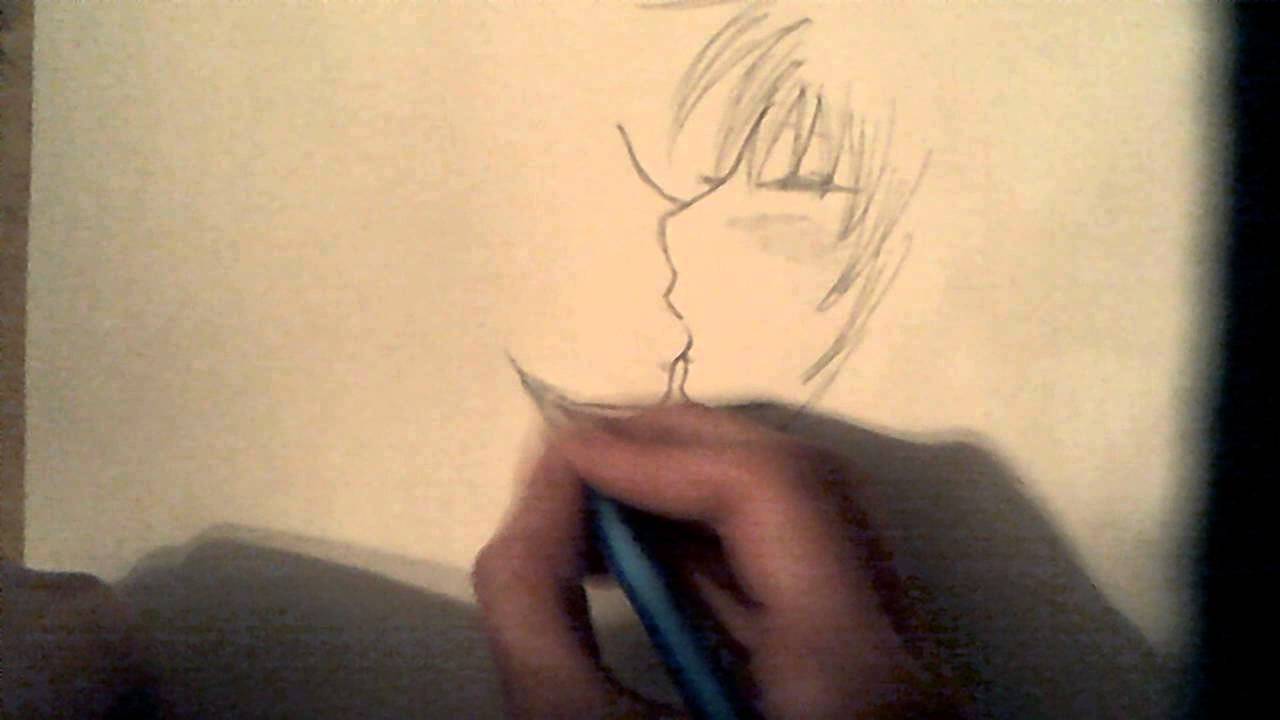 1280x720 How To Draw Anime People Kissing Step By Step For Beginners! - People Kissing Sketch