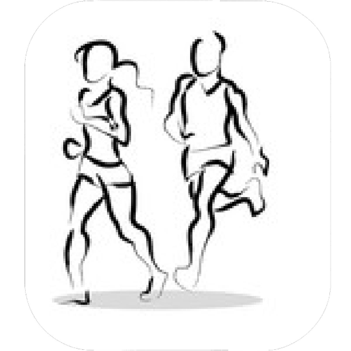 1200x1200 Designs Mein Mousepad Design Mousepad Selbst Designen - People Running Sketch