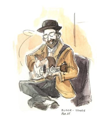 368x419 Eight Amazing Sketches By The Urban Artists Secretly Drawing - People Sketches