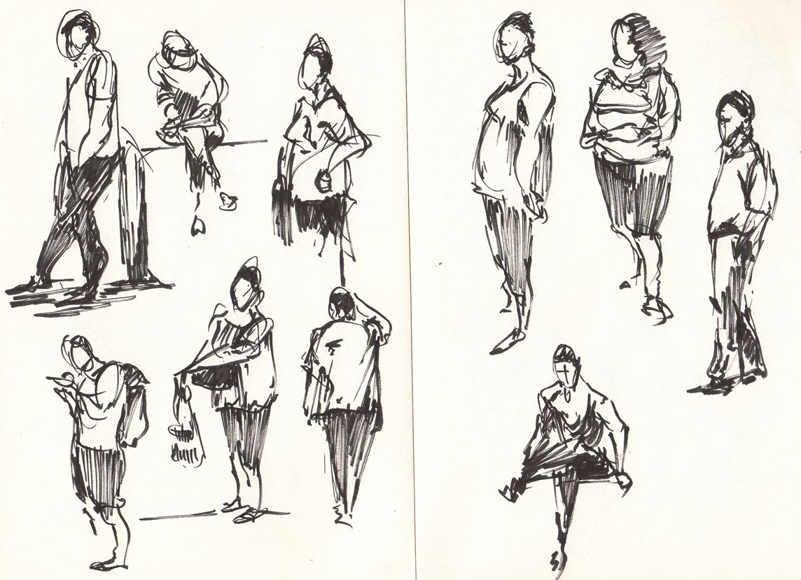 1144x829 Landscape Architecture Tumblr Sketch Is Everythink - People Sketches