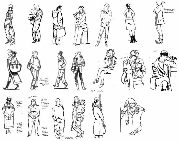 700x555 Urban Sketchers - People Sketches