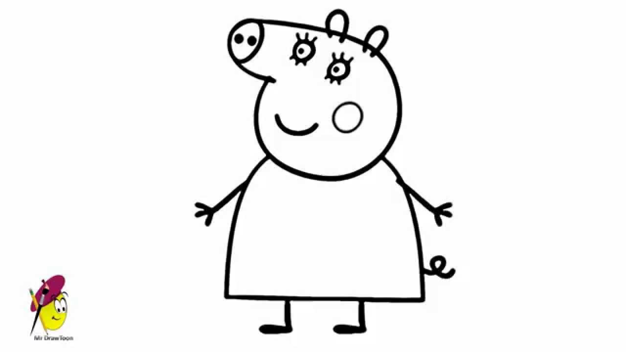 Peppa Pig Pictures To Draw