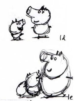 281x351 First Peppa Sketch Worth A Fortune Daily Star - Peppa Sketch