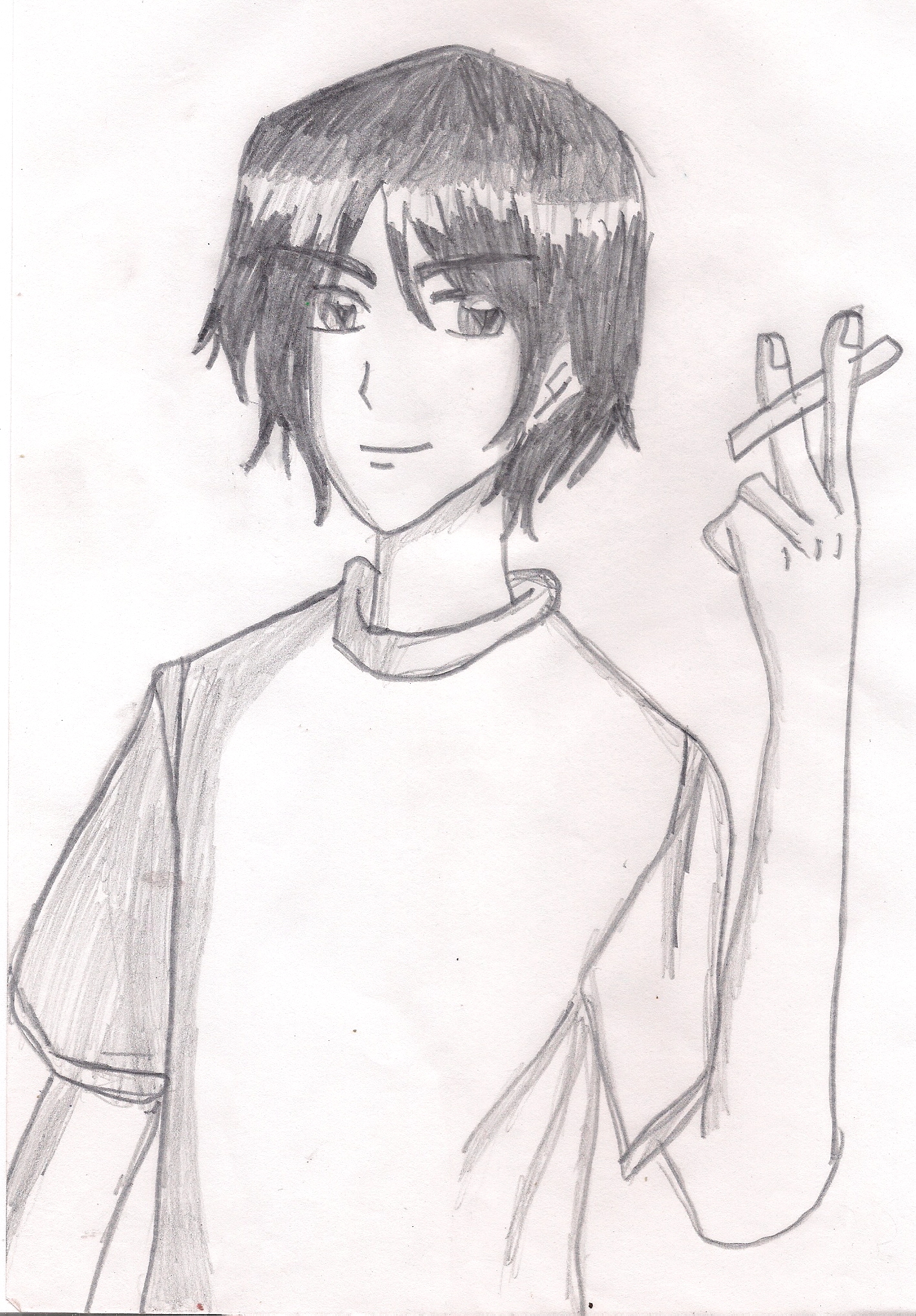 1418x2038 My Sketch Of Percy Jackson Vinodsdimension - Percy Jackson Sketch