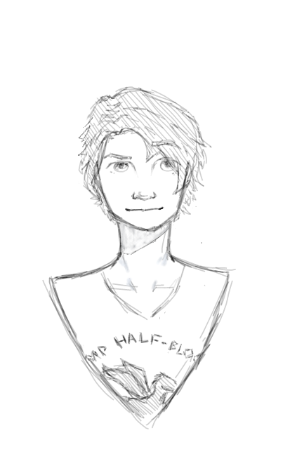 413x647 Percy Jackson Sketch By Killcharlie74 - Percy Jackson Sketch