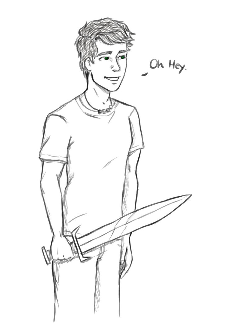 761x1051 Percy Sketch By Isuani - Percy Jackson Sketch