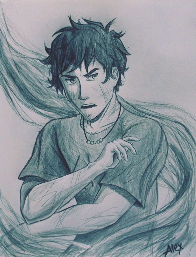 Percy Jackson Sketch at Explore collection of