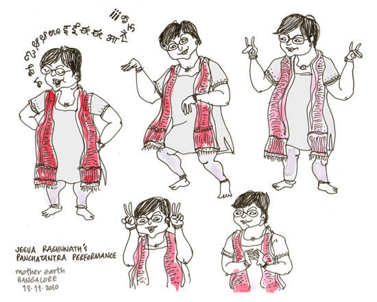 550x440 Jeeva Raghunath - Performance Sketch