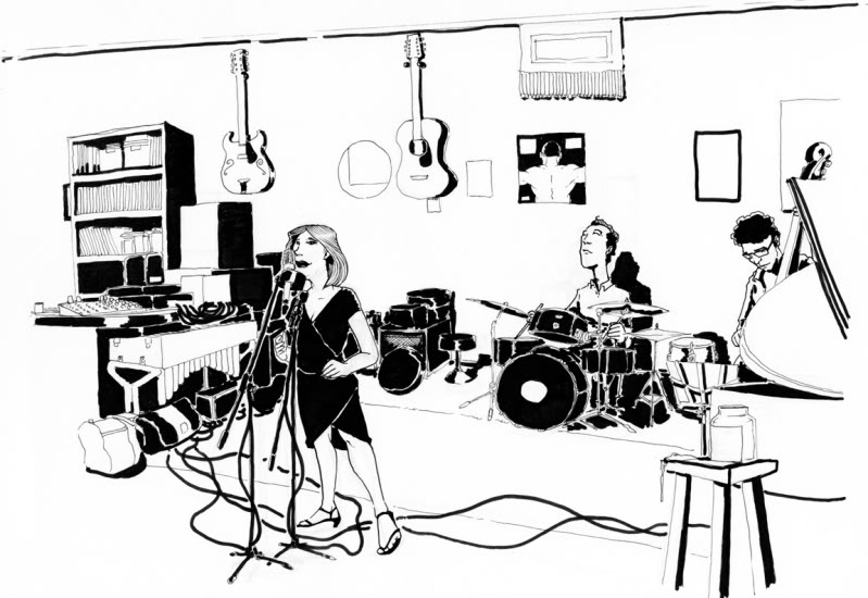 799x550 The Sf Sketch Crew 33 Revolutions Live Band Performance - Performance Sketch