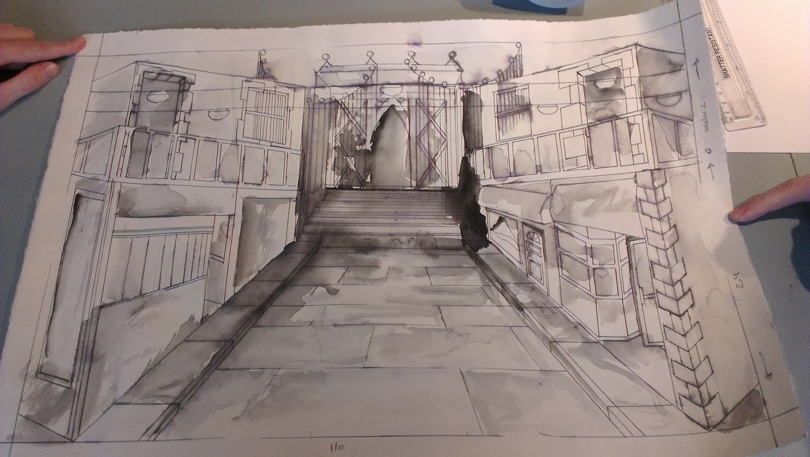 1600x902 Unit 79 Stage Design For Performance Set Sketches Design - Performance Sketch