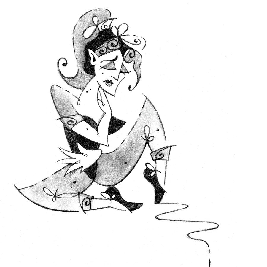 900x900 Contemporary Dance Performance - Performance Sketch