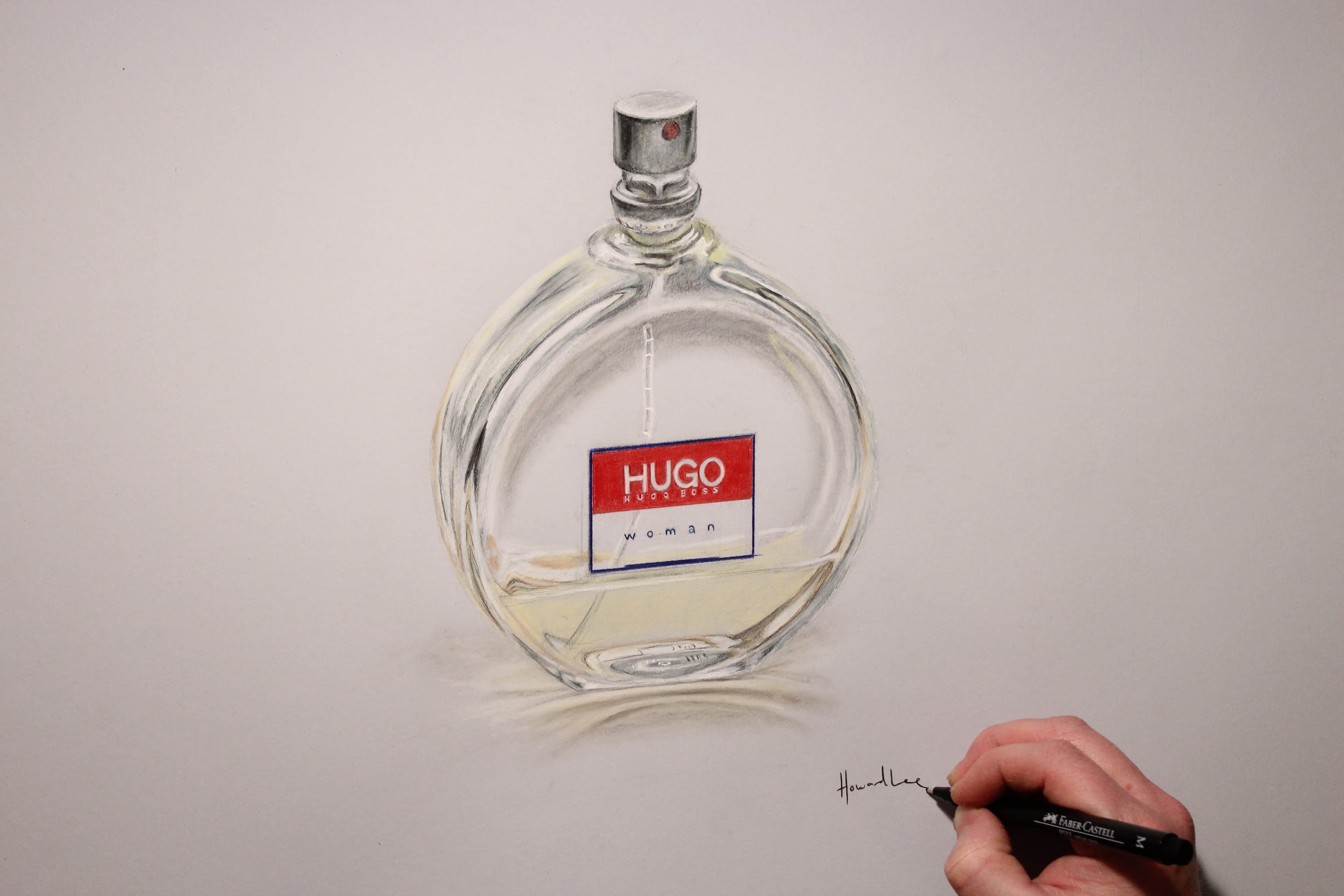 3000x2000 How To Draw A Perfume Bottle - Perfume Bottle Sketch