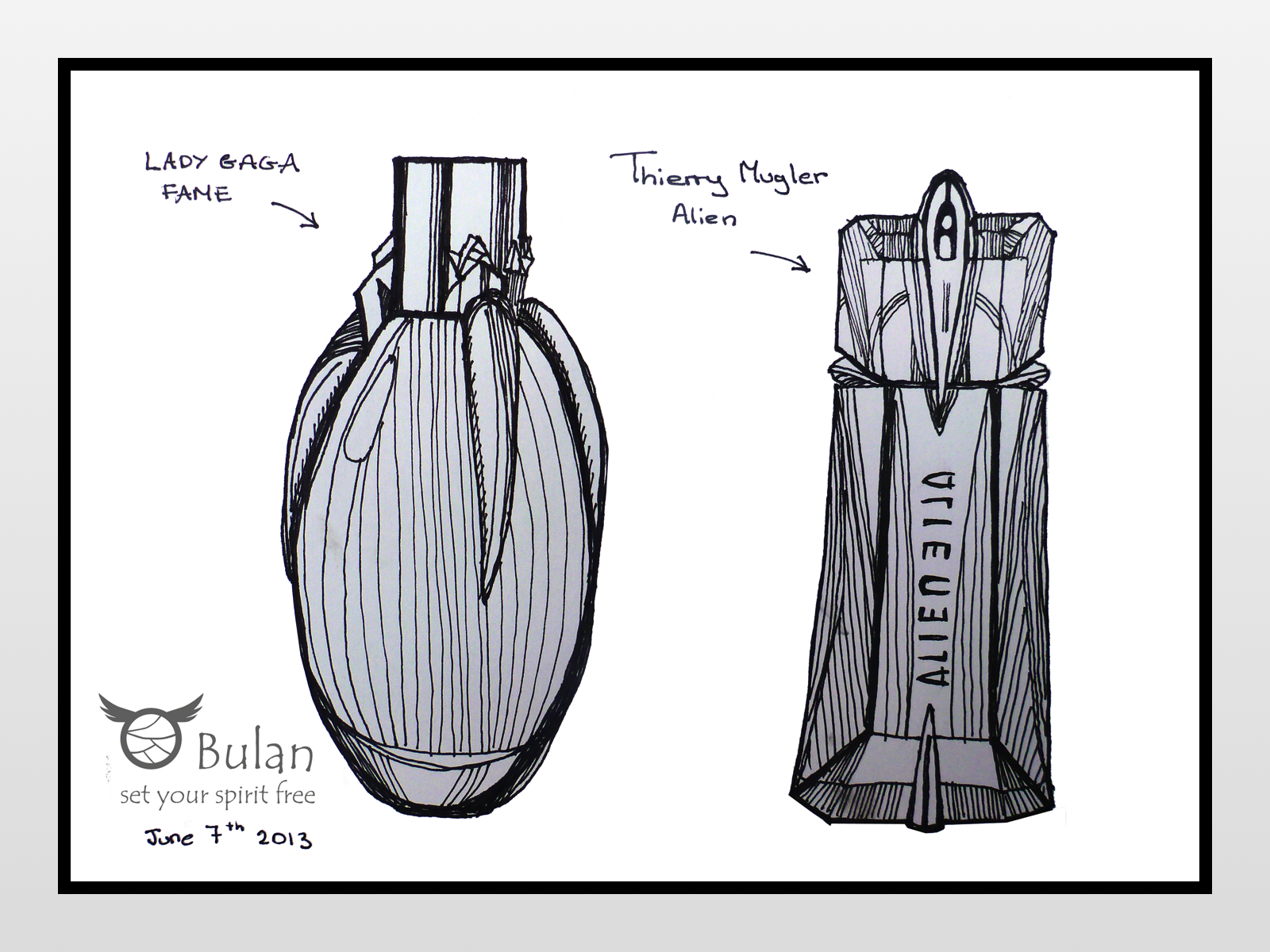 1600x1200 Sketch Of The Day No 48 Perfume Bottles (Part 6) - Perfume Bottle Sketch
