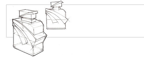 500x200 Perfume Bottle Sketch Lindsey - Perfume Bottle Sketch