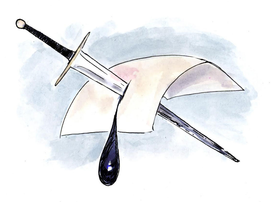 1127x833 Permanent Marker The Walrus - Permanent Marker Sketch