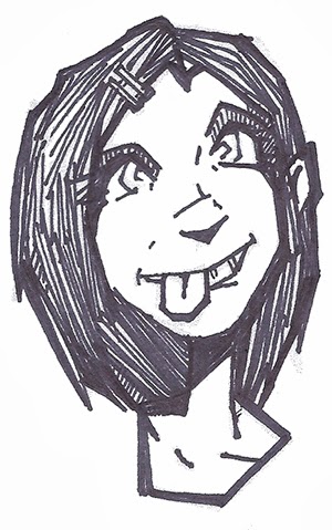 300x479 A Pen A Day Pen 105 Sharpie Extra Fine Permanent Marker - Permanent Marker Sketch