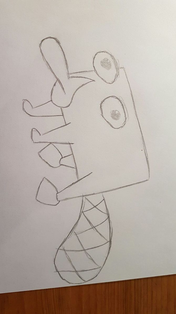 670x1191 How To Draw Perry The Platypus (Pet Version) 7 Steps - Perry The Platypus Sketch