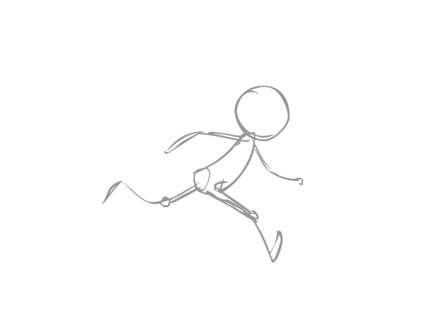 600x469 Animation For Beginners How To Animate A Character Running - Person Running Sketch
