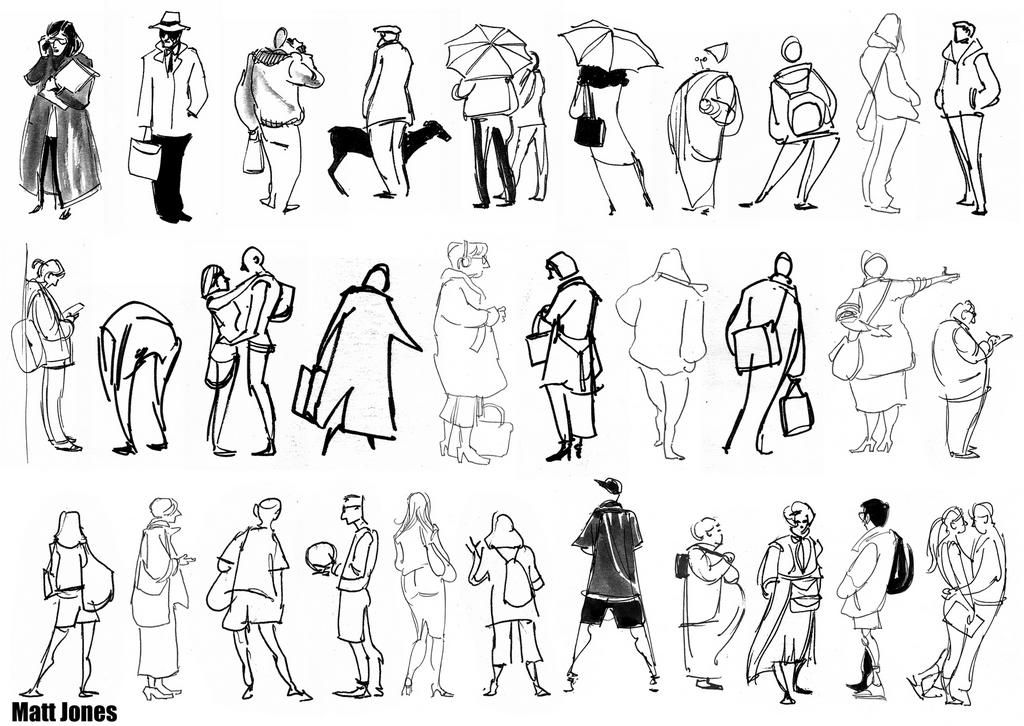 1024x726 Simple Sketches Of People More Sketches Dibujos - Person Sketch