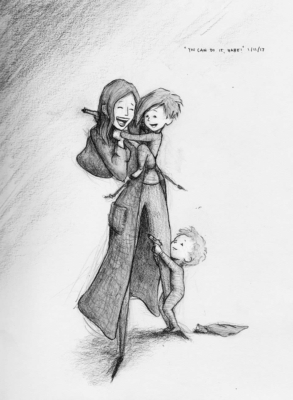 952x1300 The Drawings Of Curtis Wiklund - Person Sketch