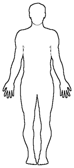 Simple person outline