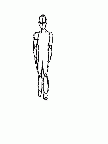 373x498 Person Walk Gif - Person Walking Sketch