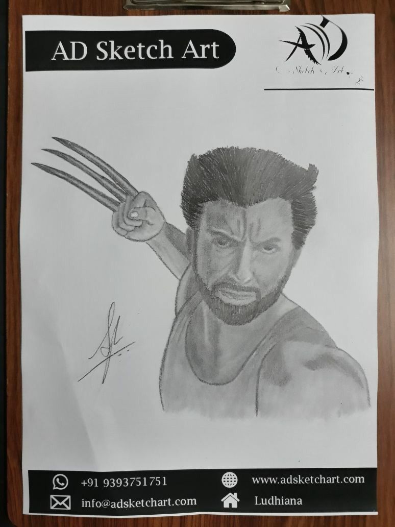 774x1032 Wolverine Contact For Personalized Sketch. Visit Www.adsketchart - Personalized Sketch