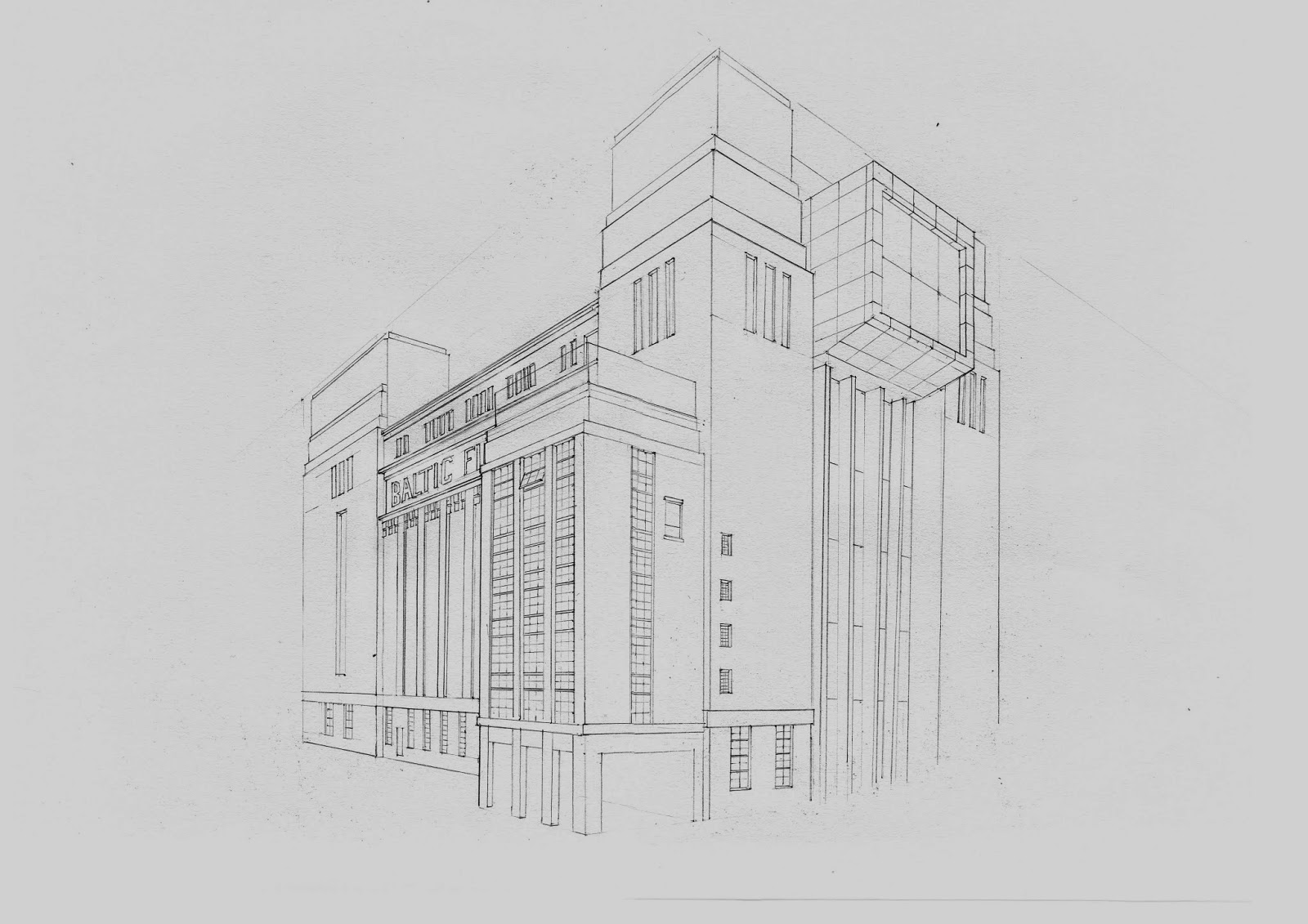 1600x1131 The Itearooms Blog Architectural Renderings Two Point Perspective - Perspective Building Sketch
