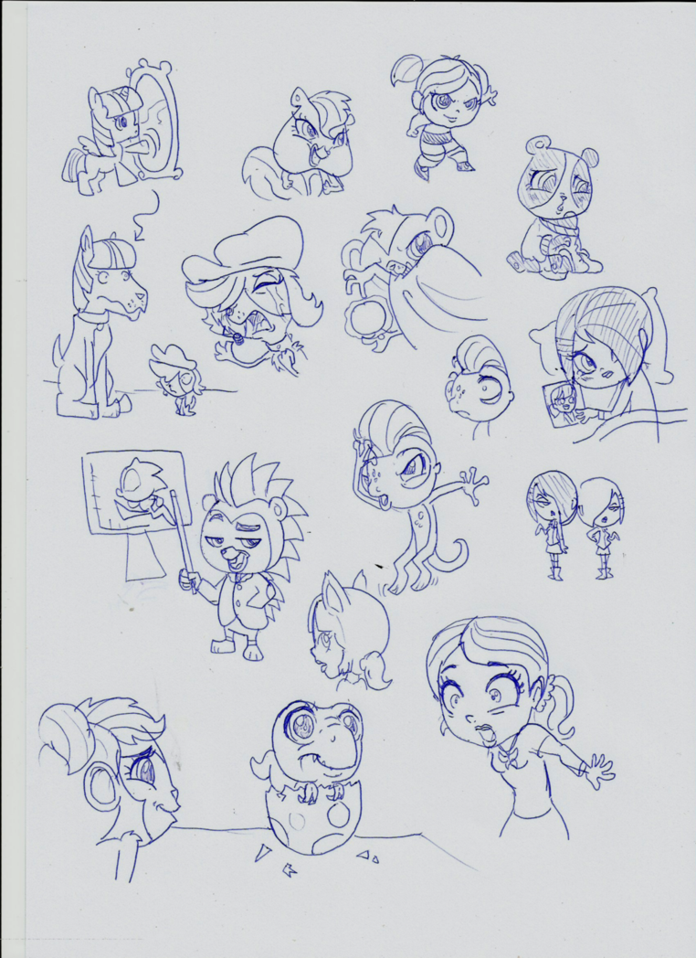 762x1048 Sketch Littlest Pet Shop By Toongrowner - Pet Shop Sketch