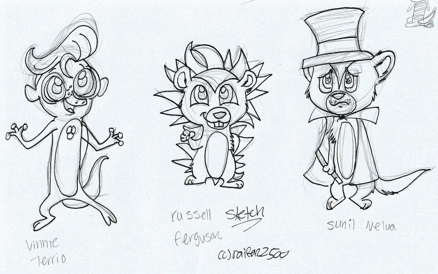 900x564 Littlest Pet Shop All Males Sketch By Thebestbadnewz - Pet Shop Sketch