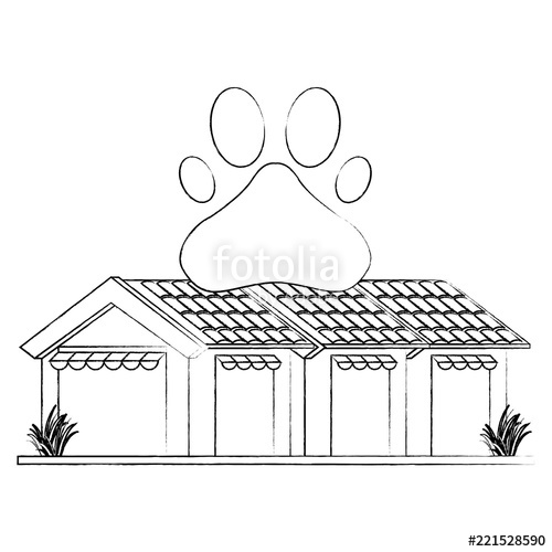 500x500 Pet Shop Design Stock Image And Royalty Free Vector Files On - Pet Shop Sketch