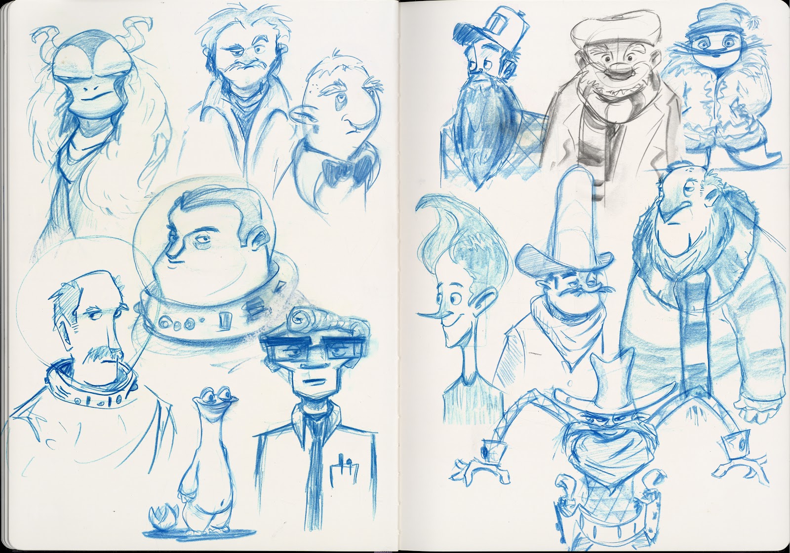 1600x1121 Logan Drawings Character Sketches - Peter Chung Sketch