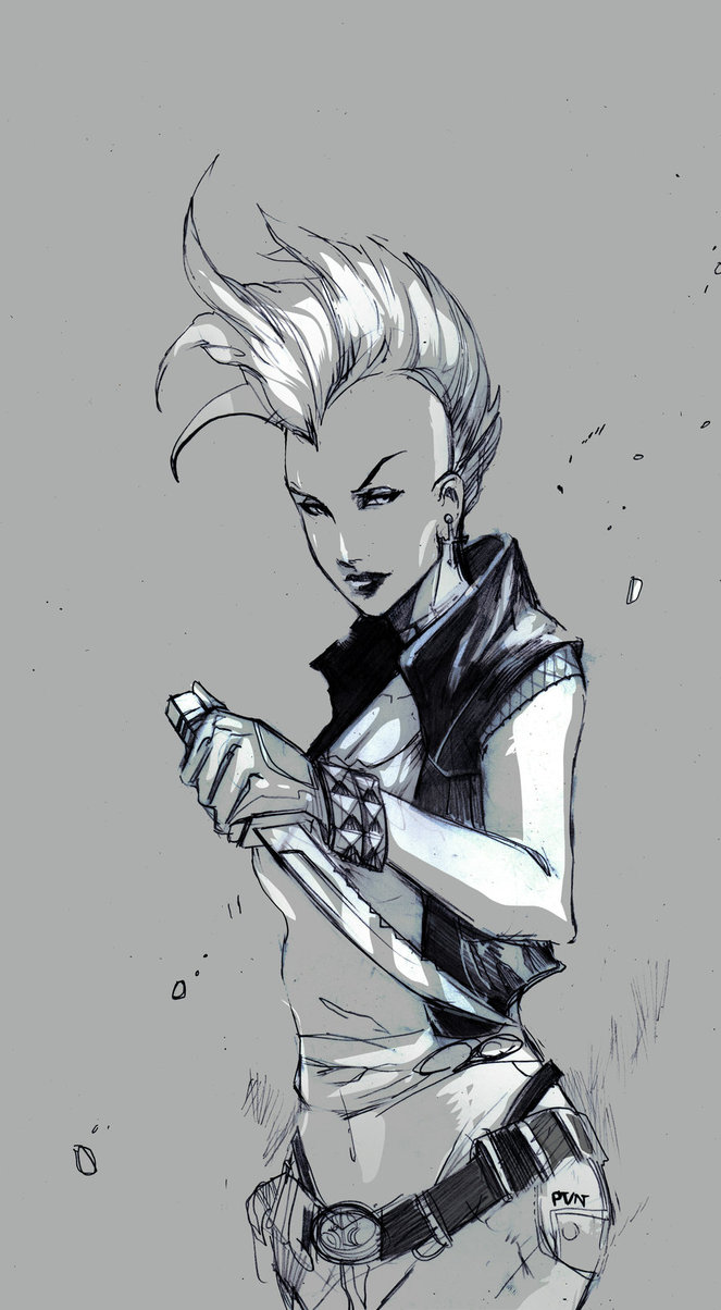 663x1204 Mohawk Storm By Peter V Nguyen - Peter Chung Sketch